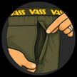 Zipped Pockets