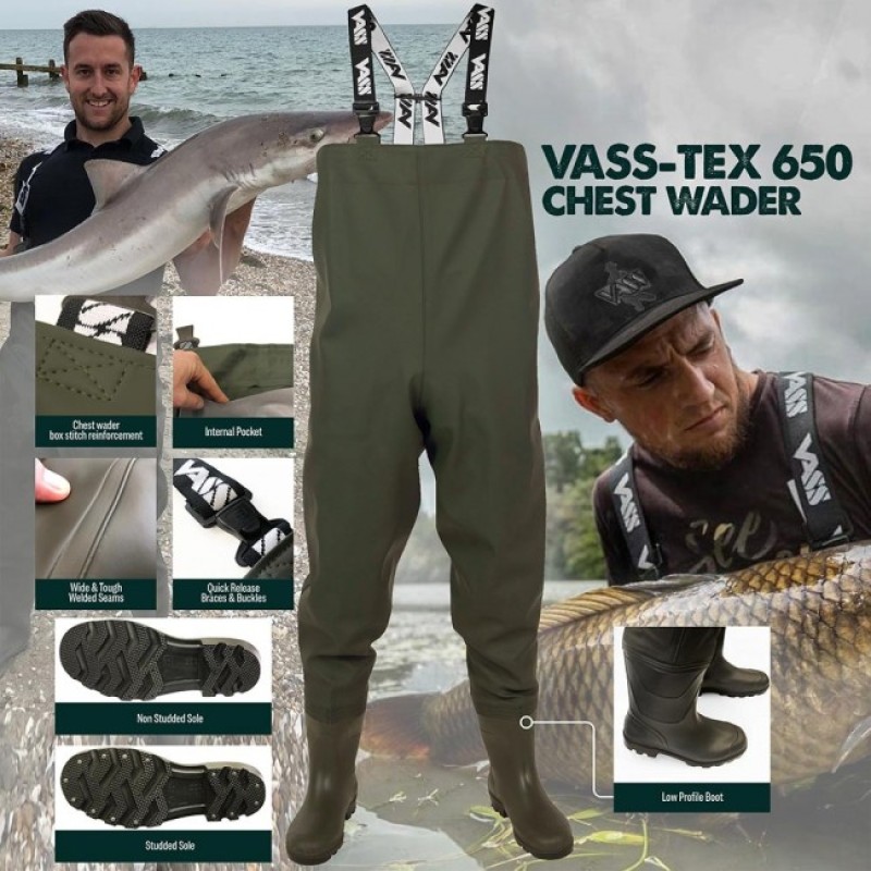 Vass-Tex 650 Chest Waders