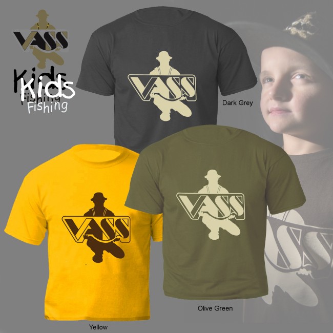 Kids Fishing T-Shirt by Vass Textiles Limited