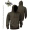 Vass Embroidered Fishing Hoodie - Khaki Edition