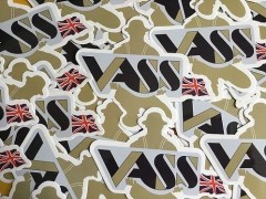 Vass Tackle Box Sticker x2