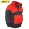 Team Vass 175 Unlined Waterproof Smock - Red/Black & Grey/Black