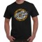 Vass Fishing Culture Printed T-Shirt in Khaki & Black