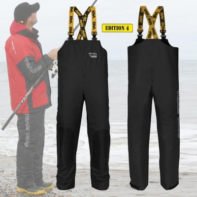 Team Vass 175 Winter Lined Waterproof Bib & Brace - Black