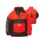 Team Vass 175 Winter Lined Waterproof Smock - Red/Black & Grey/Black