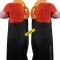 Team Vass 350 Winter Lined Waterproof Bib & Brace - Black