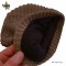 Vass ‘Fleece Lined’ Ribbed Beanie (Suede Badge)
