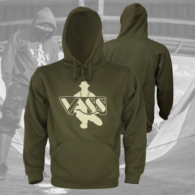 Vass Classic Printed Khaki Edition Fishing Hoodie